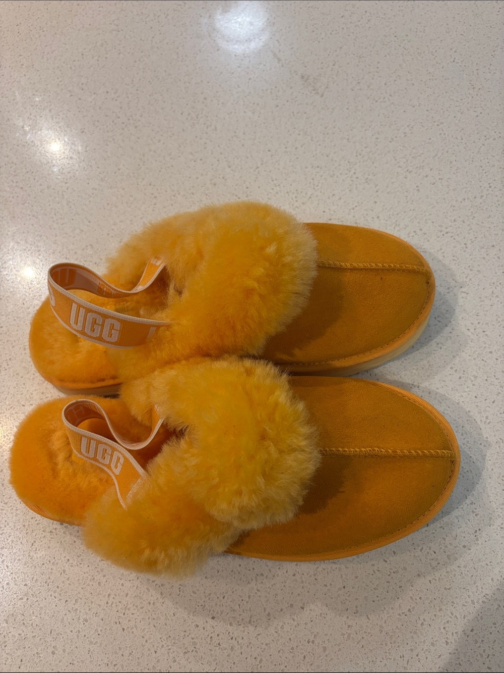 UGG Kids Orange Shearling Mule Slippers🧡✨